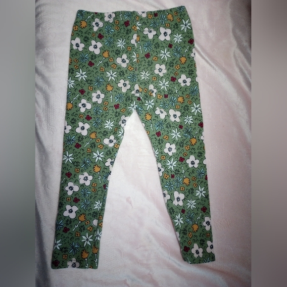 okie dokie toddler floral leggings 3T - Picture 1 of 3